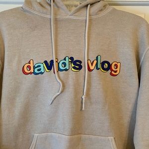 David Dobrik “David’s Vlog” Bubble Letter Hoodie